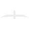 Ekena Millwork Bellingham Architectural Grade PVC Gable Bracket, 84"W x 21"H x 2"D x 6"F, 6/12 Pitch GBP084X21X0206BEL00 - alternate 2